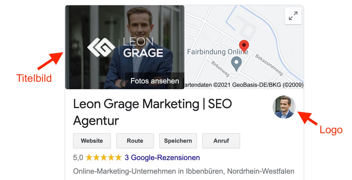 Optimiertes Google My Business Profil