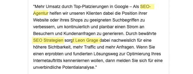 Unternehmensbeschreibung Beispiel